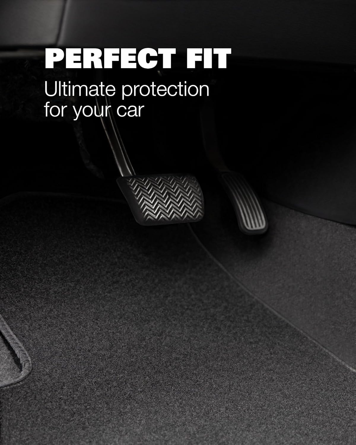 Floor Mats for Toyota Corolla 2014 2015 2016 2017 2018 2019 - Custom 3D Fit - 1st and 2nd Row Set - Rubber Anti-Slip Backing - Heavy Duty 22oz Carpet Mat - All Weather Car Liner Floormats