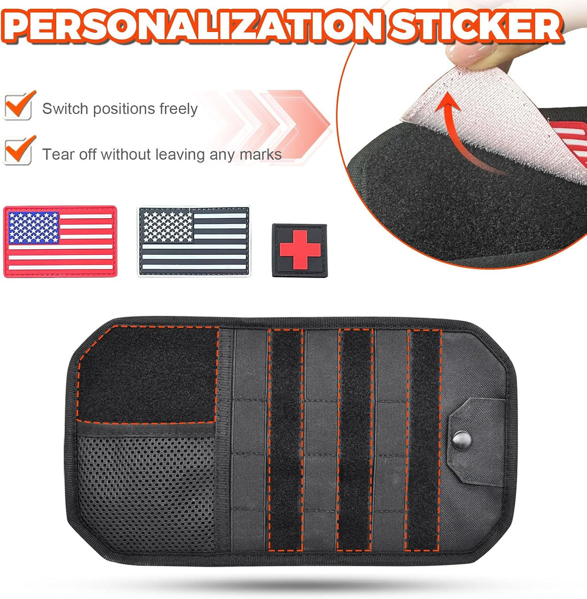 1000D Sun Visor Organizer Fits Most Car, SUVs, and Trucks