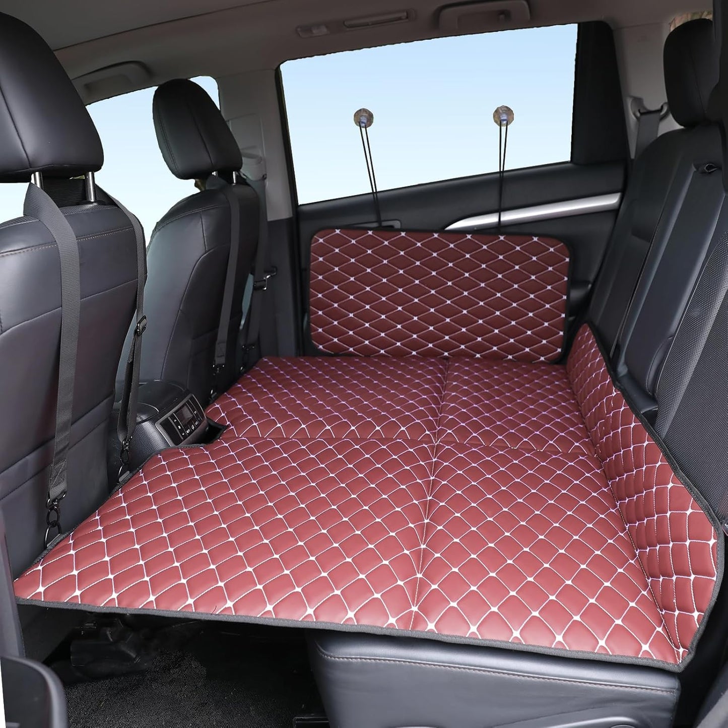 Non-Inflatable Truck Back Seat Bed Mattress, Portable Car Beds for Large Trucks, Double-Sided Folding Travel Bed F150/RAM Trucks/Toyota/Nissan