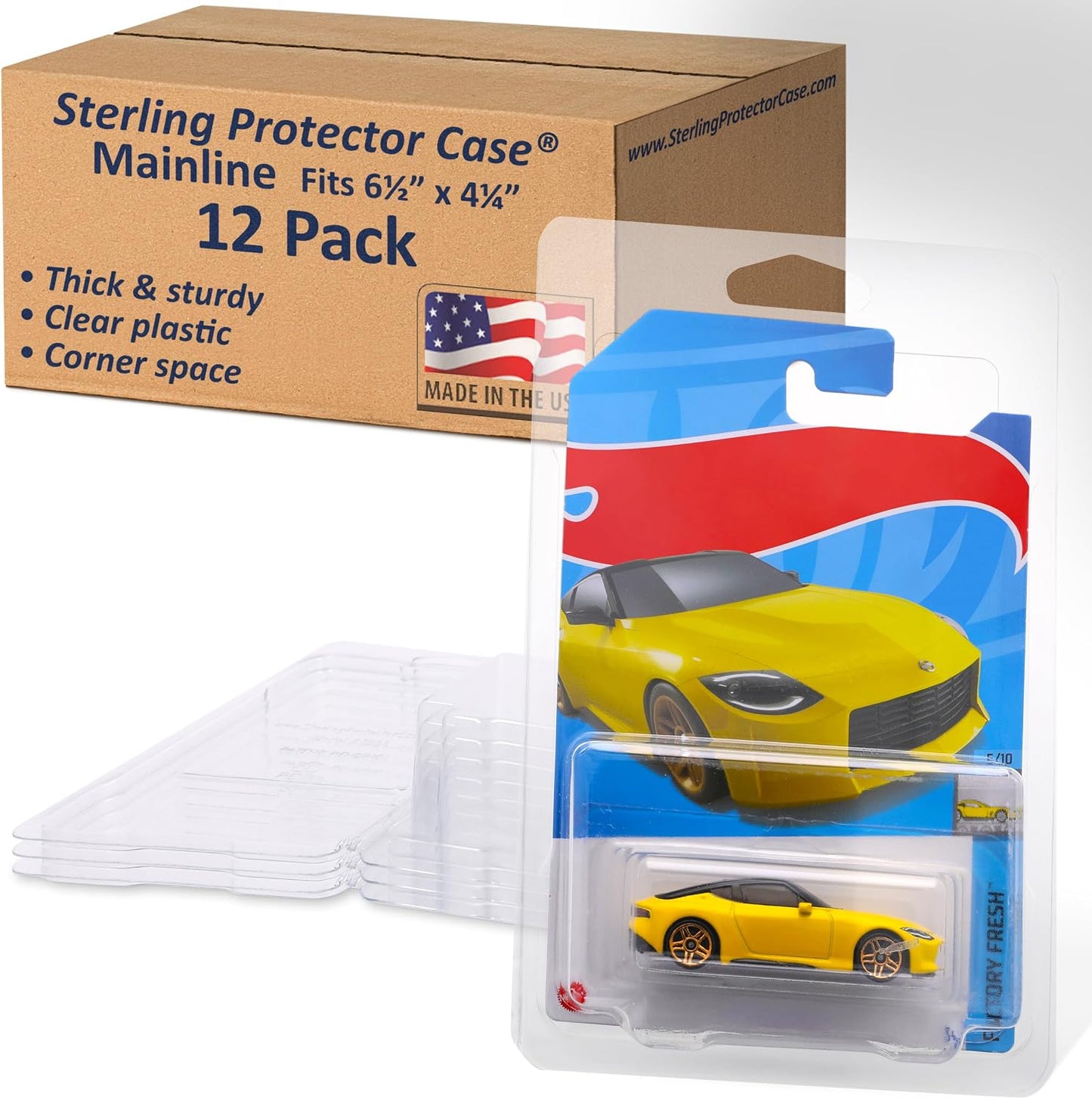 Sterling Protector Case Mainline 120 Pack Model 17201 Card Size 6.5x4.25