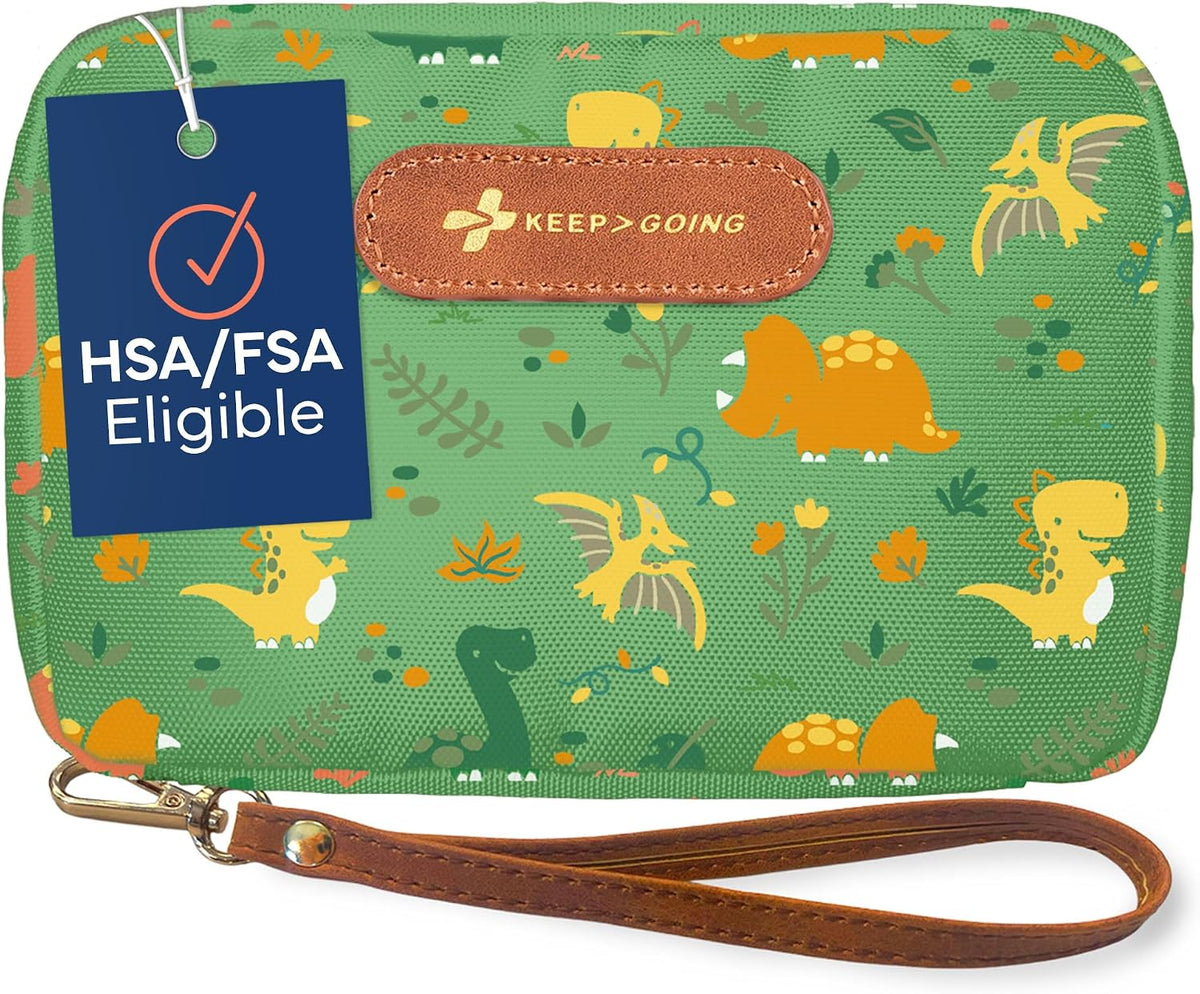 KeepGoing Travel First Aid Kit for Kids, 130 Pc. TSA-Approved Travel Size