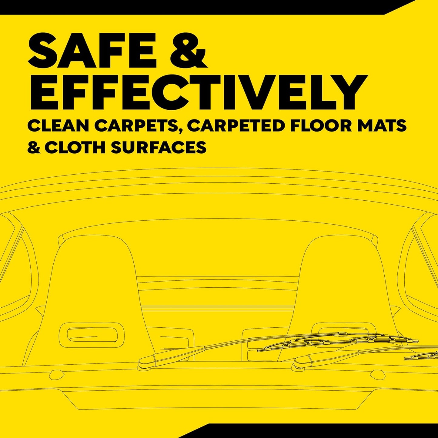 Meguiar's Carpet &amp; Cloth Kit,This Car Care Kit includes a Premium Fabric &amp; Carpet Cleaner and Accessories,A Plush Microfiber Towel and 4” Drill Brush Attachment to Thoroughly Clean Interiors, Kit