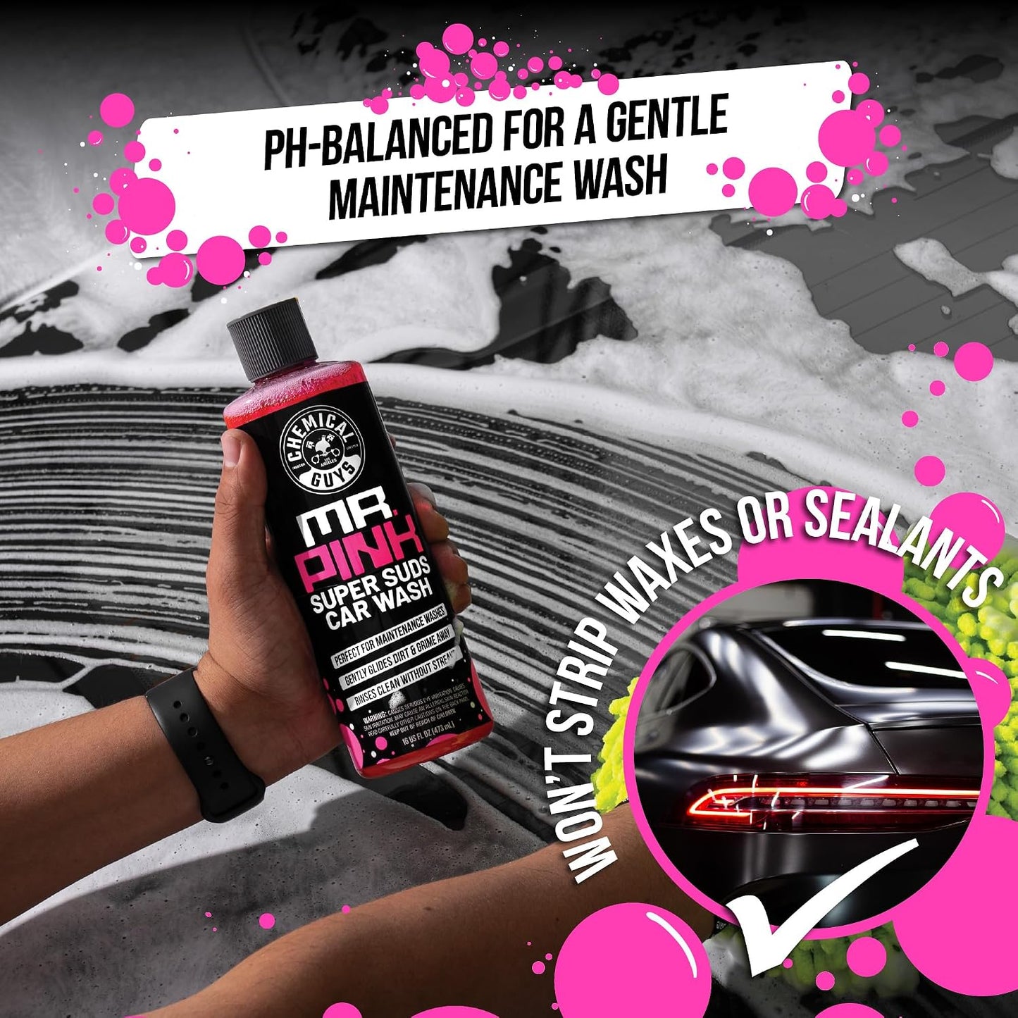 Chemical Guys Complete Car Detailing Kit, 17 Items | Car wash soap, wheel cleaner, bucket, and brushes, 17 piece wash kit, complete DIY car wash and detail kit