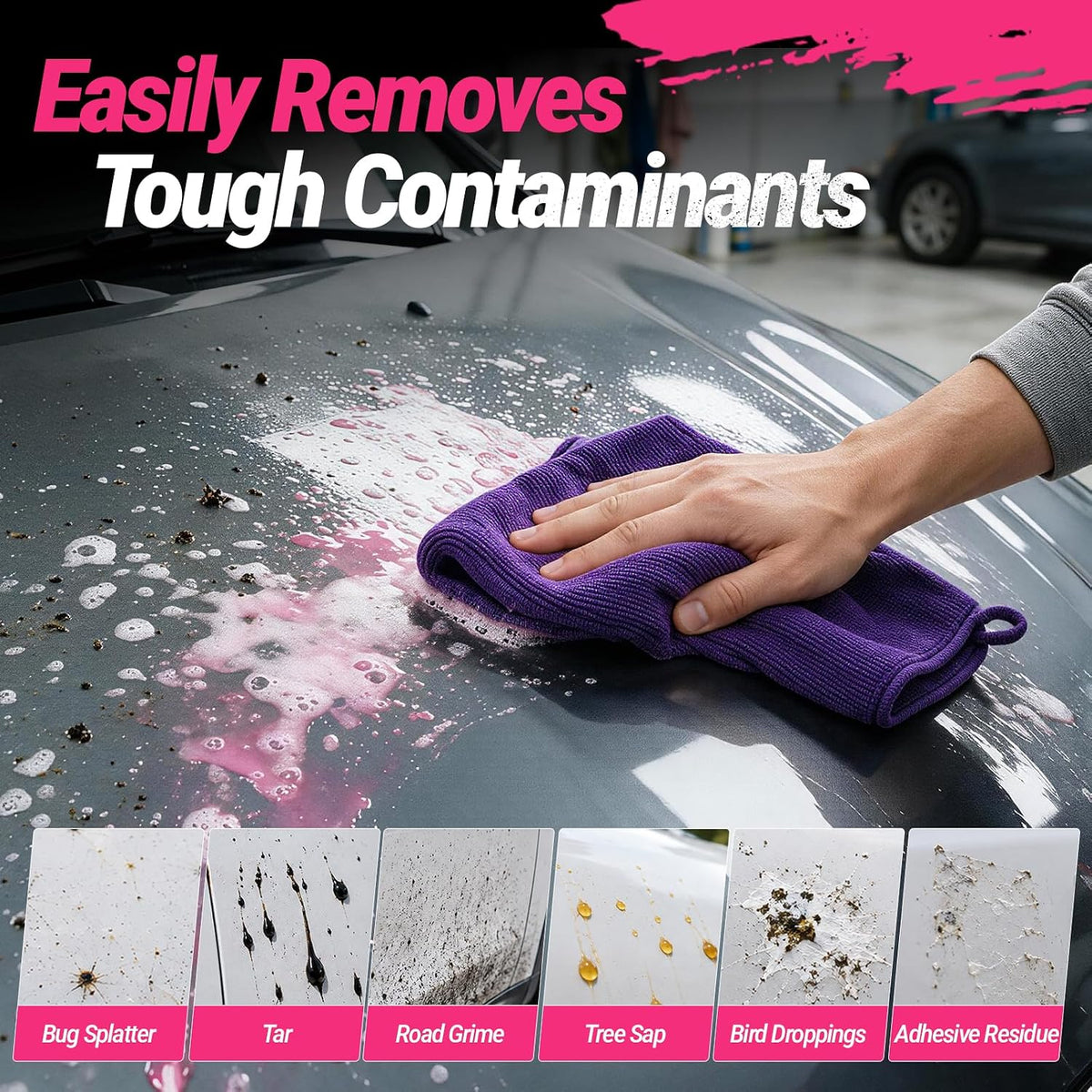 Bug & Tar Remover, Heavy Duty Exterior Car Cleaner, Safe on Paint