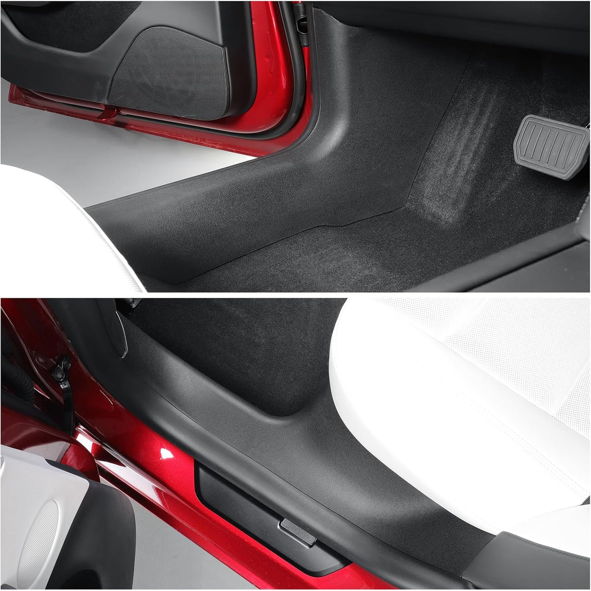 LUCKEASY 7PCS Door Sill Protector Kit for Tesla Model 3 Highland 2024-2026
