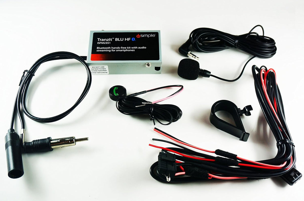 Hands-Free Calling and Music Streaming Kit with Control Button for Smartphones - Frustration-Free Packaging - Black