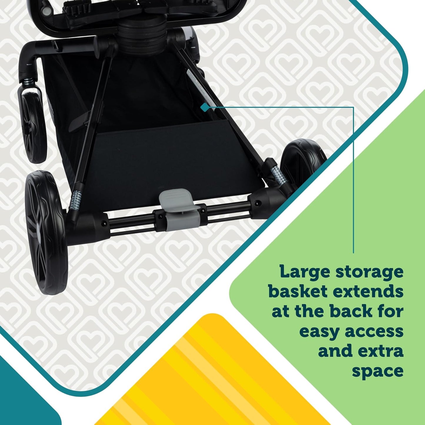 Safety 1ˢᵗ® Turn and Go™ 360° Rotating Modular Travel System, Shade