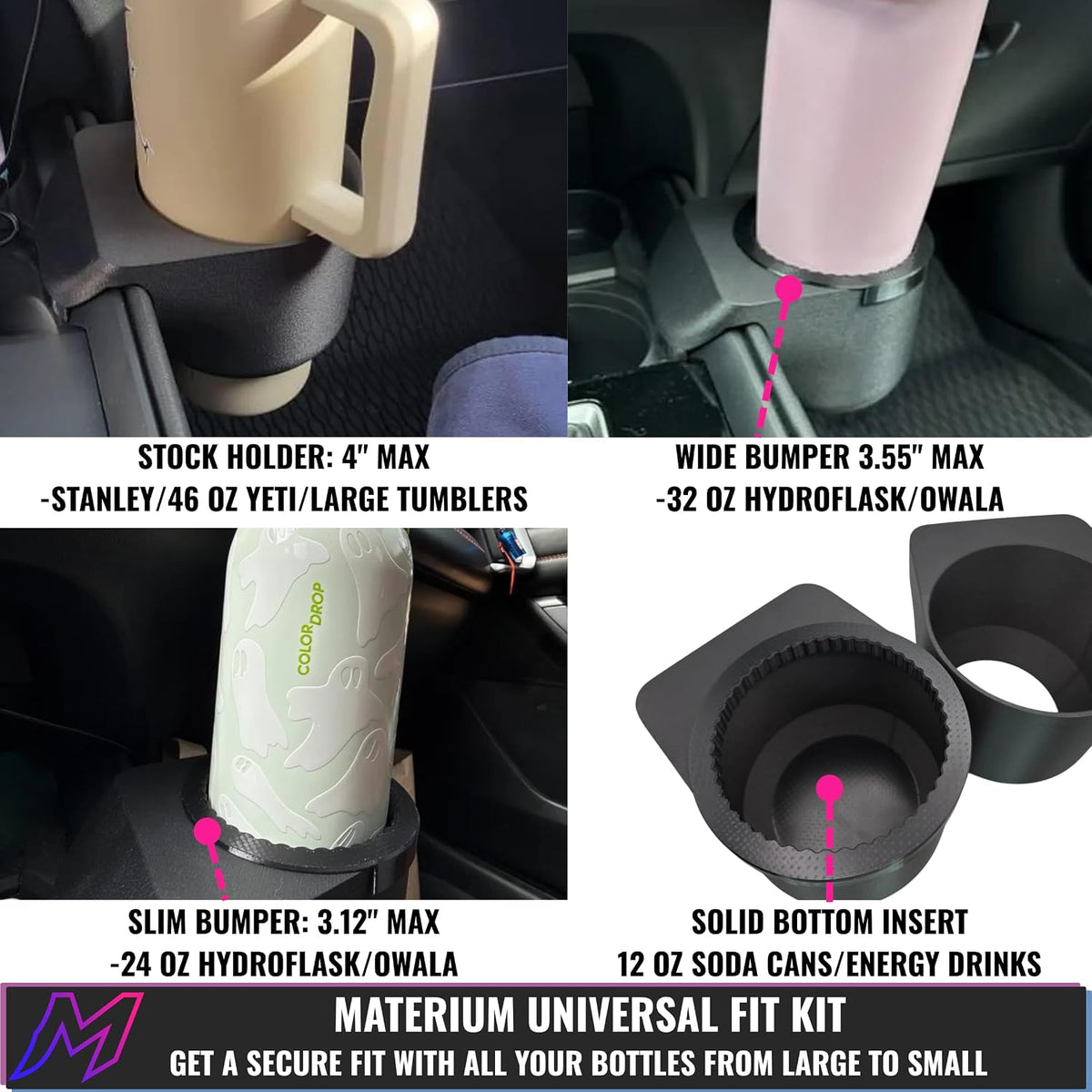 MATERIUM Cup Holder Expander for Mazda CX-50 2023-2026 All Trims