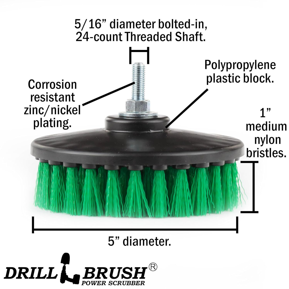5/16 x 24 - Air Pneumatic - Dual Action - Buffer - Polisher - Machine