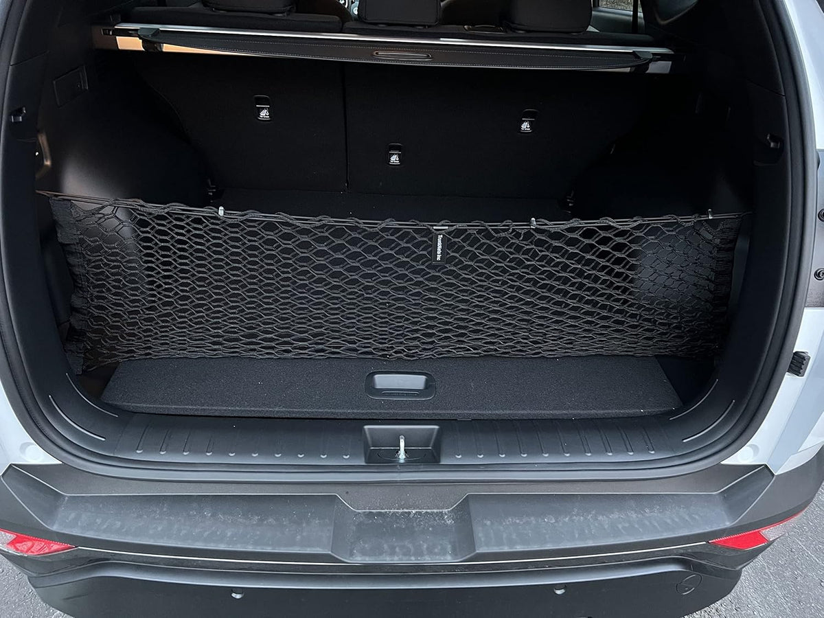 Envelope Style Automotive Trunk Mesh Cargo Net for Hyundai Tucson Se Sel 2022-2026 - Premium Trunk Organizer and Storage - Luggage Net for Crossover - Best Car Organizer for Hyundai Tucson