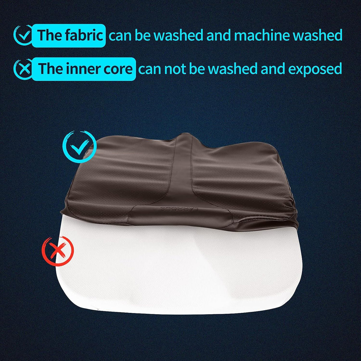 Car Seat Cushion, Comfort Memory Foam Seat Cushion for Driving