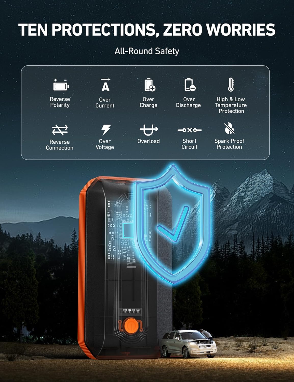 AstroAI B8 3000A Car Battery Jump Starter, 12V Jump Starter Battery Pack