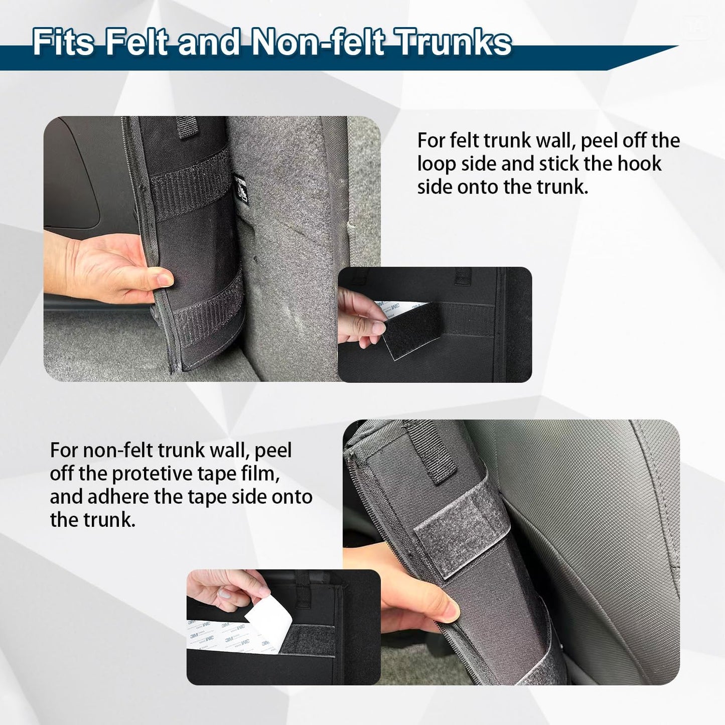 Deluxe Trunk and Backseat Organizer for Medium or Large Size SUVs & RVs, Detachable Storage Modules with Built-in Cooler, Patent Pending