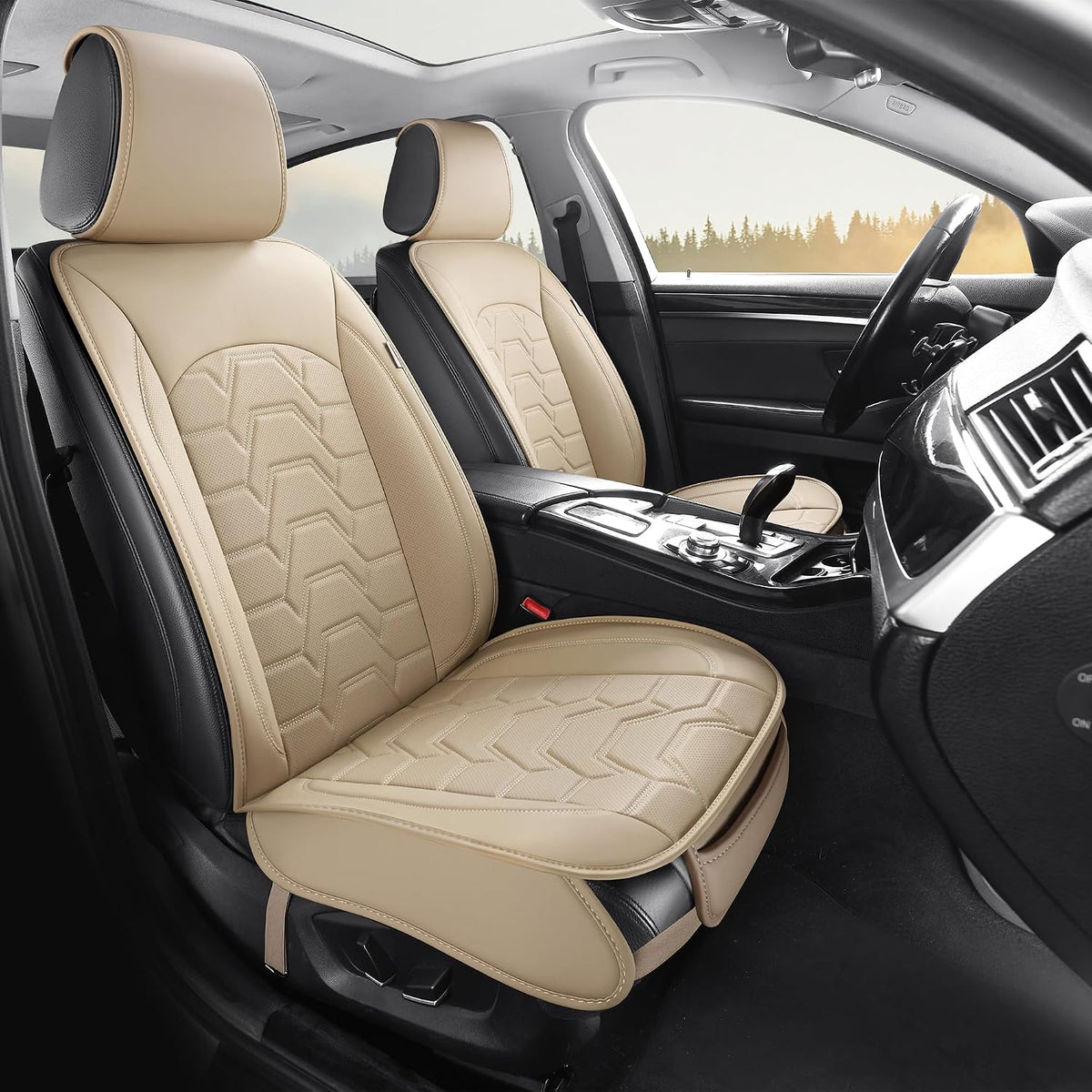 Leather Car Seat Covers Front Automotive Seat Protectors