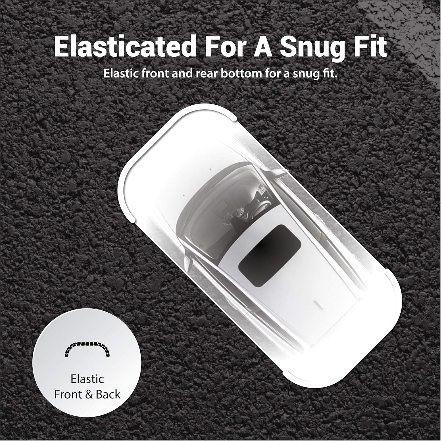 West Lake Universal Clear Disposable Car Cover for SUV, Sedan, Sport Cars, Antique Cars up to 22' x 12'
