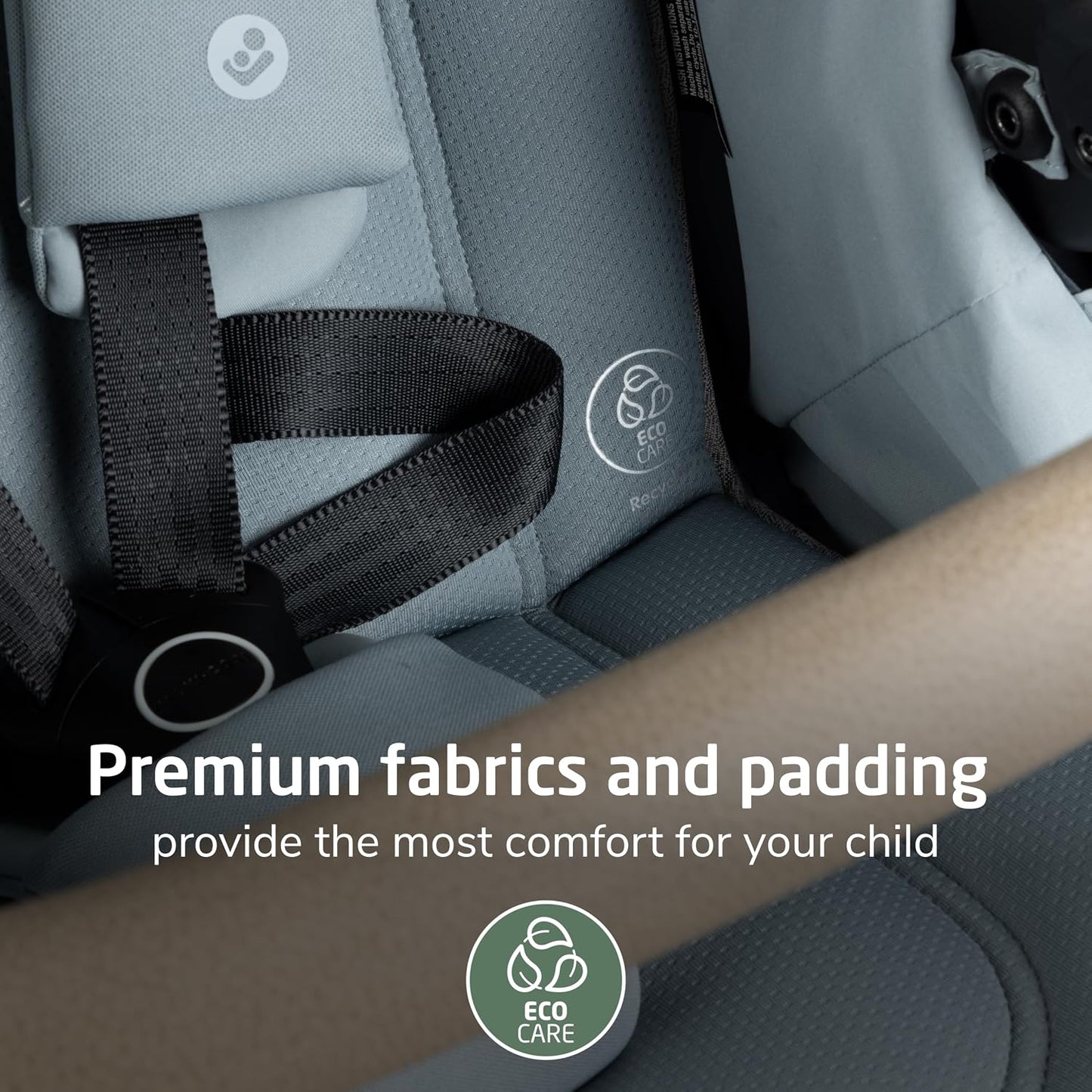 Maxi-Cosi Zelia Pro 5-in-1 Travel System with Mico Pro Infant Car Seat and Baby Stroller Combo, Reversible Seat, Large Wheels, Adjustable Handle, Newborn to Toddler, Lightweight, Seascape