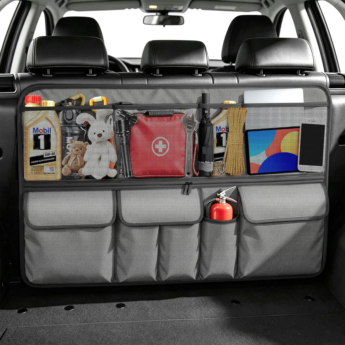 Car Trunk Organizer Foldable Cargo Storage for Forester with Pocket