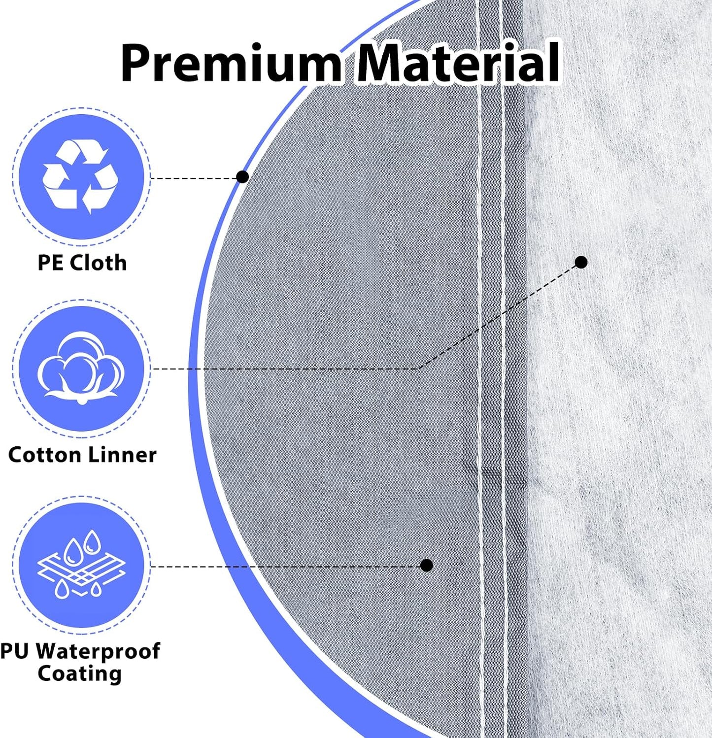 Half Car Cover Sedan, Top Cover for Snow with Cotton Liner, Hail Protector Car Cover Waterproof All Weather for Snow, Sun,Rain,Dust,Fit Compact/Small Sedan M