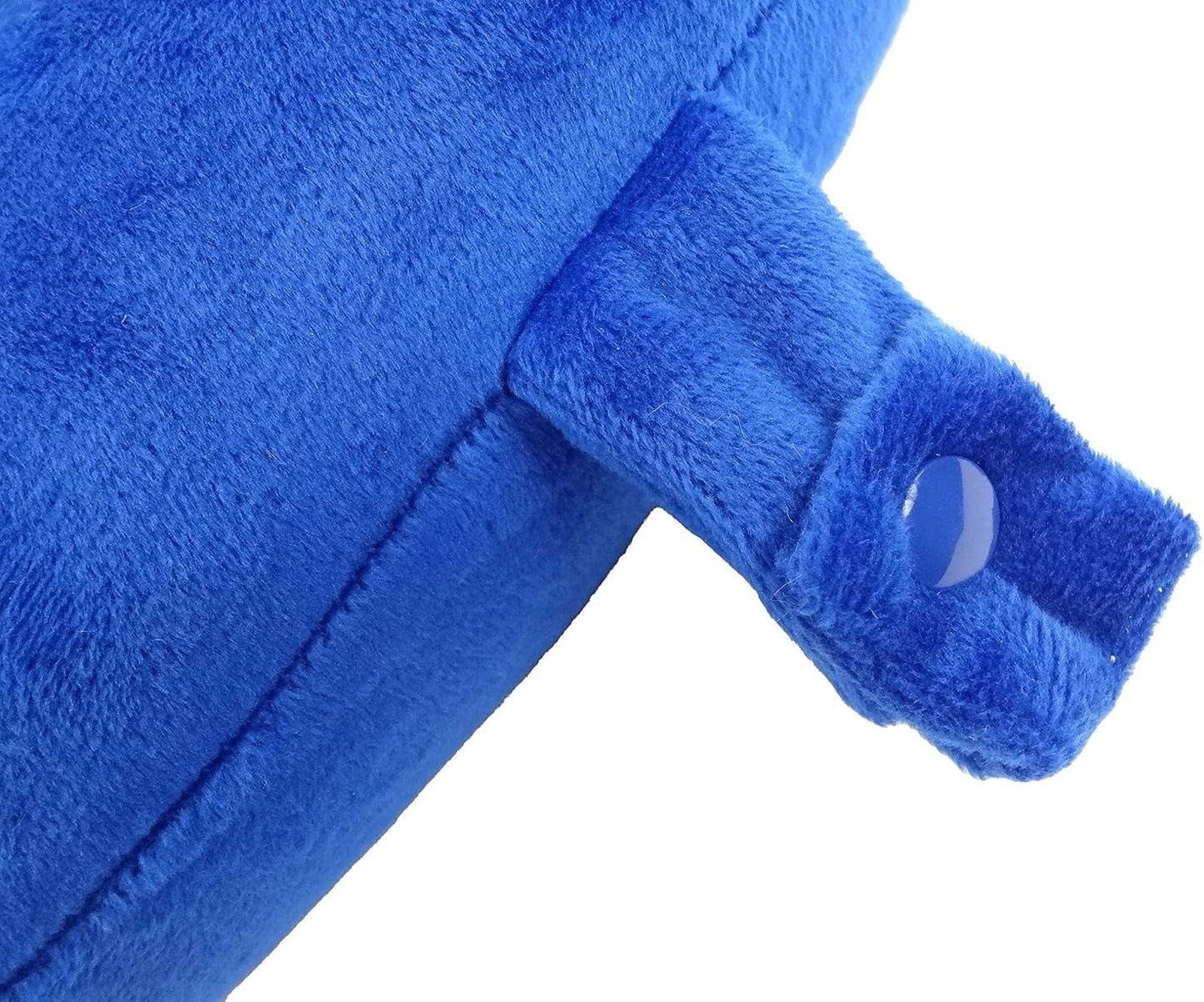 Wolf Essentials Kids Travel Neck Pillow - Cozy Soft Microfiber, Compact Design for Airplane, Car Seat, or Toddler Travel Support – Blue