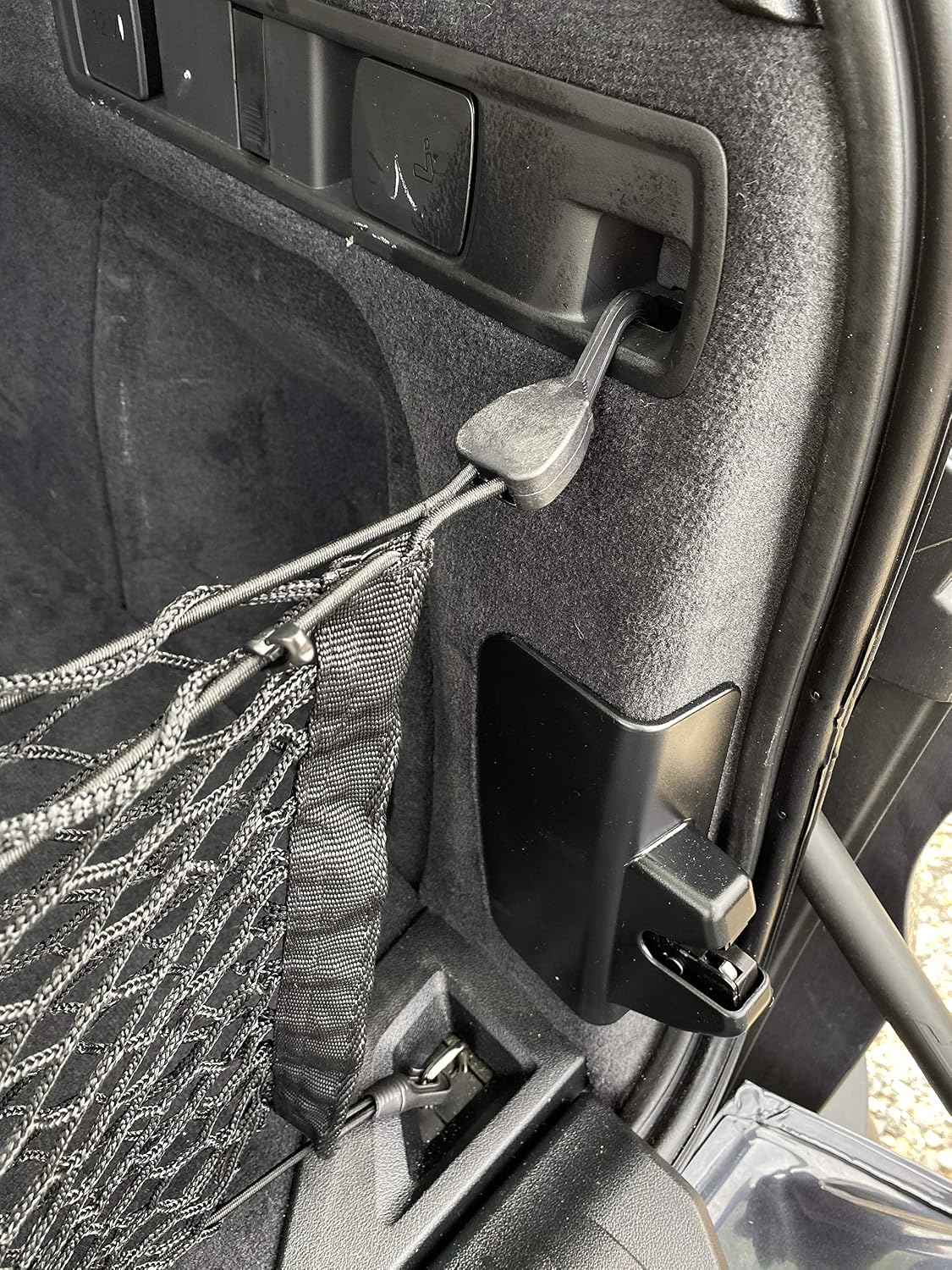 Envelope Style Automotive Elastic Trunk Mesh Cargo Net for BMW X5 Accessories 2020-2025, 2026 - Premium Trunk Organizer and Storage - Luggage Net for SUV - Best Car Organizer for BMW X5