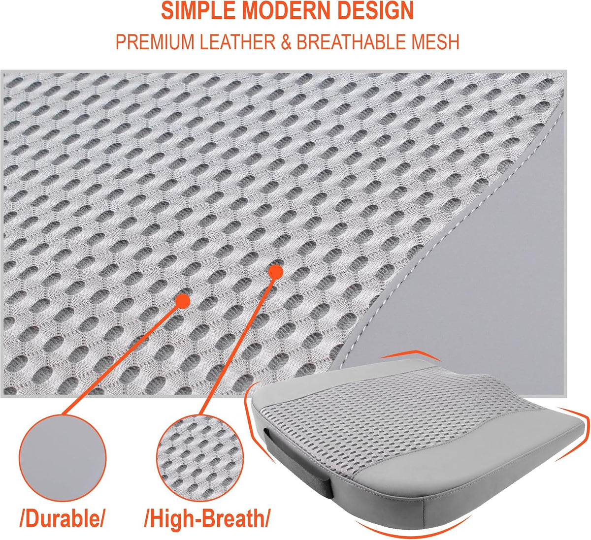 Lofty Aim Car Seat Cushion, Memory Foam Car Seat Cushions for Long Driving