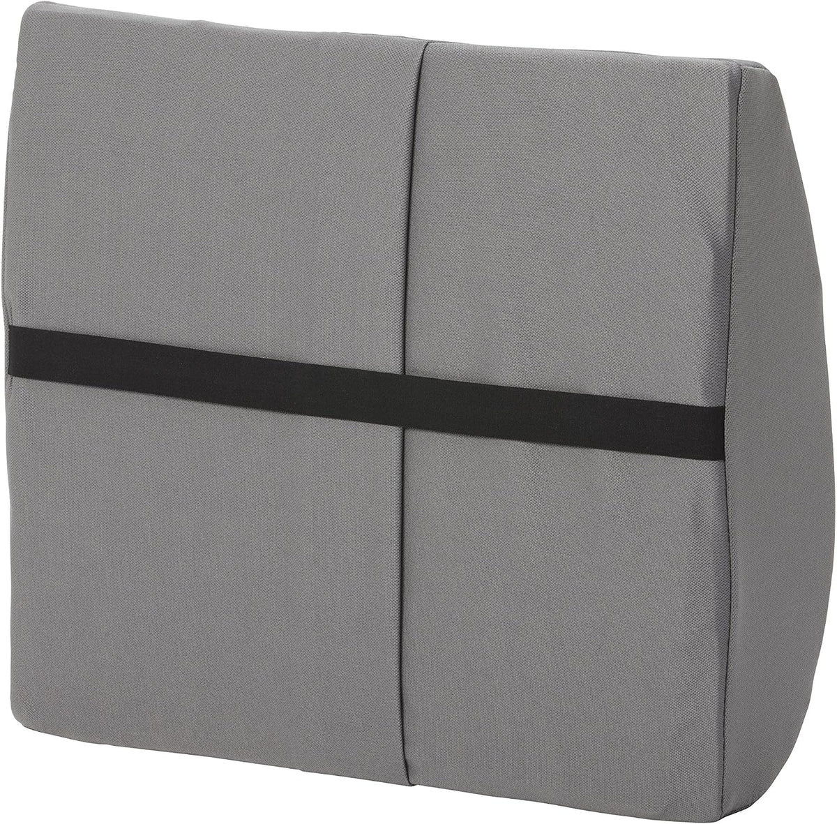 DMI Lumbar Support Pillow for Chair to Assist with Back Support with Removable Washable Cover and Firm Insert to Ease Lower Back Pain while Improving Posture, 14 x 13 x 5, Contoured Foam, Elite, Gray