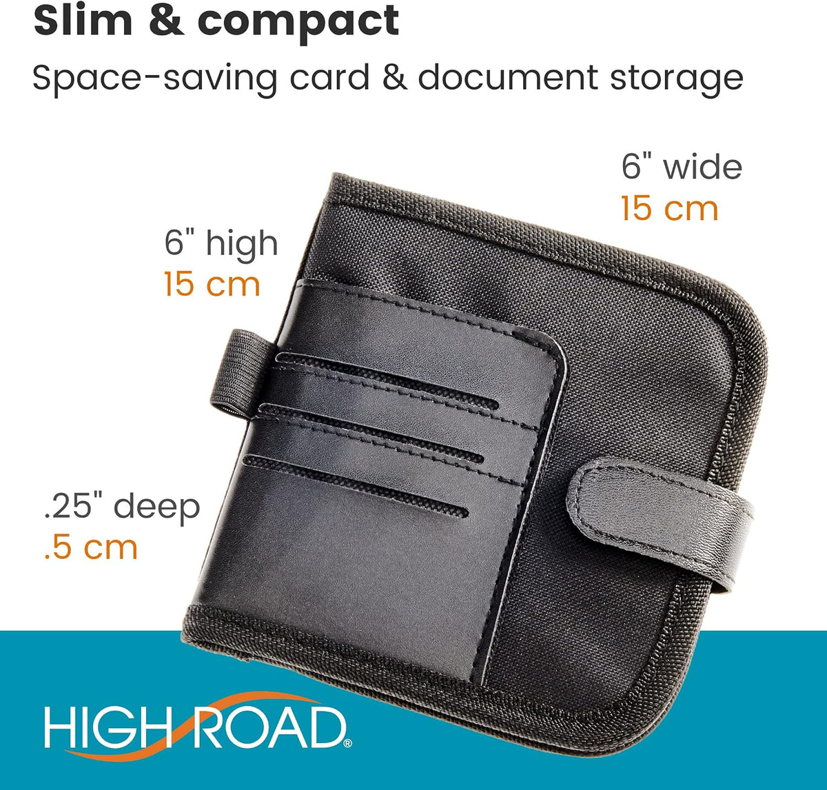 Sun Visor Registration and Insurance Card Holder and Car Document Holder