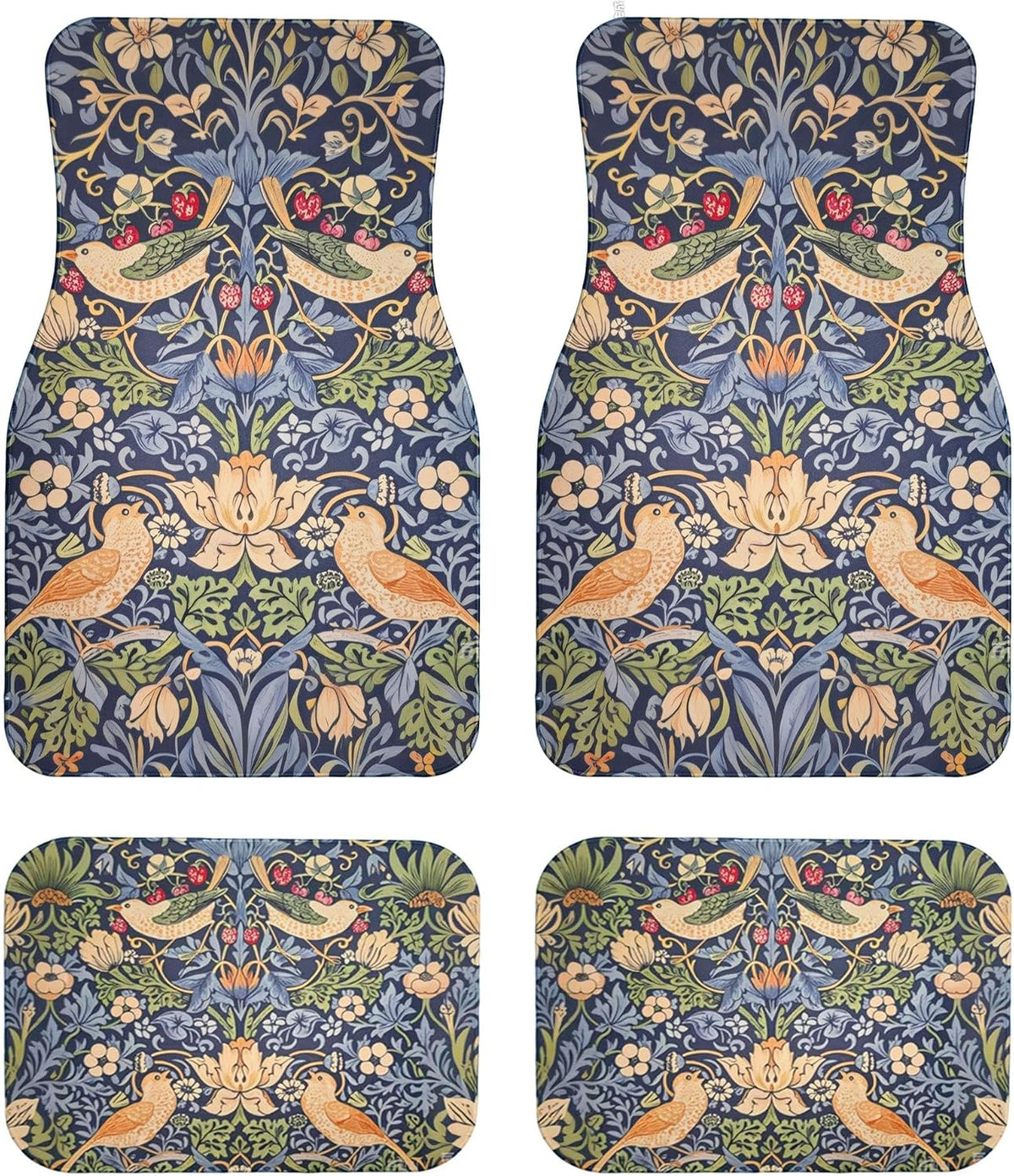 Artistic Fabric Car Floor Mats, William Morris