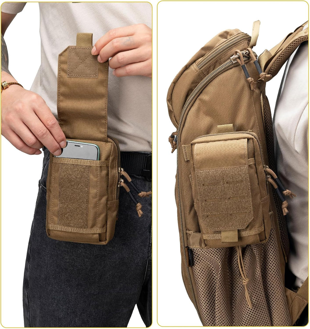 EXCELLENT ELITE SPANKER Tactical EDC Pouch Molle Utility Pouch Phone Pouch