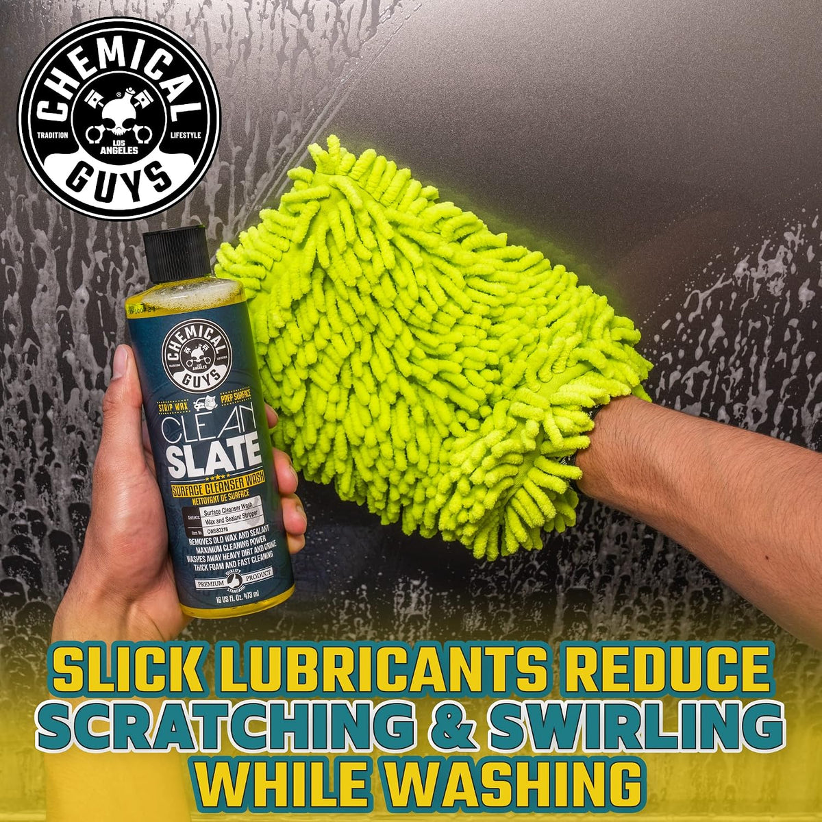 Chemical Guys, Clean Slate Deep Surface Cleaning Wash Soap, Citrus, 16 oz