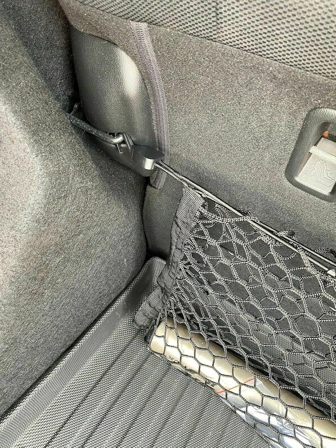 Trunk Rear Seats Organizer Cargo Net for Honda FIT 2006-2021 - Envelope Style Cargo Net for Hatchback - Premium Mesh Car Trunk Organizer Vehicle Carrier Storage–Compatible with FIT
