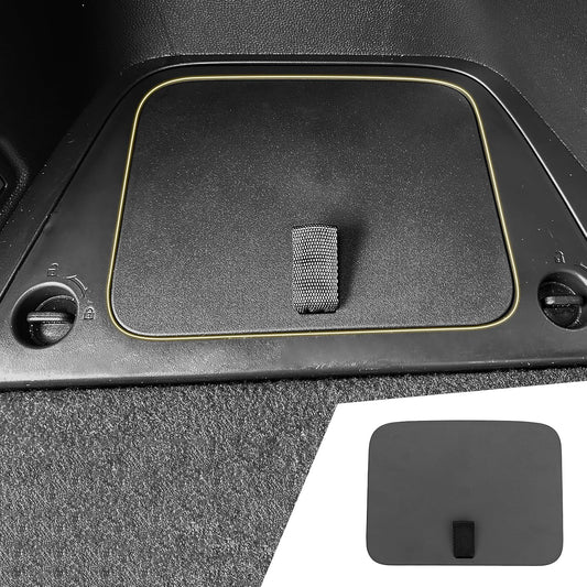 Rear Trunk Organizer Cover Compatible with 2023 2024 2025 2026 Honda Pilot Trunk Organizer Storage Bin Lid Left Driver Trunk Side Storage Box Cover Protector Black 7&8 Seats Pilot Accessories