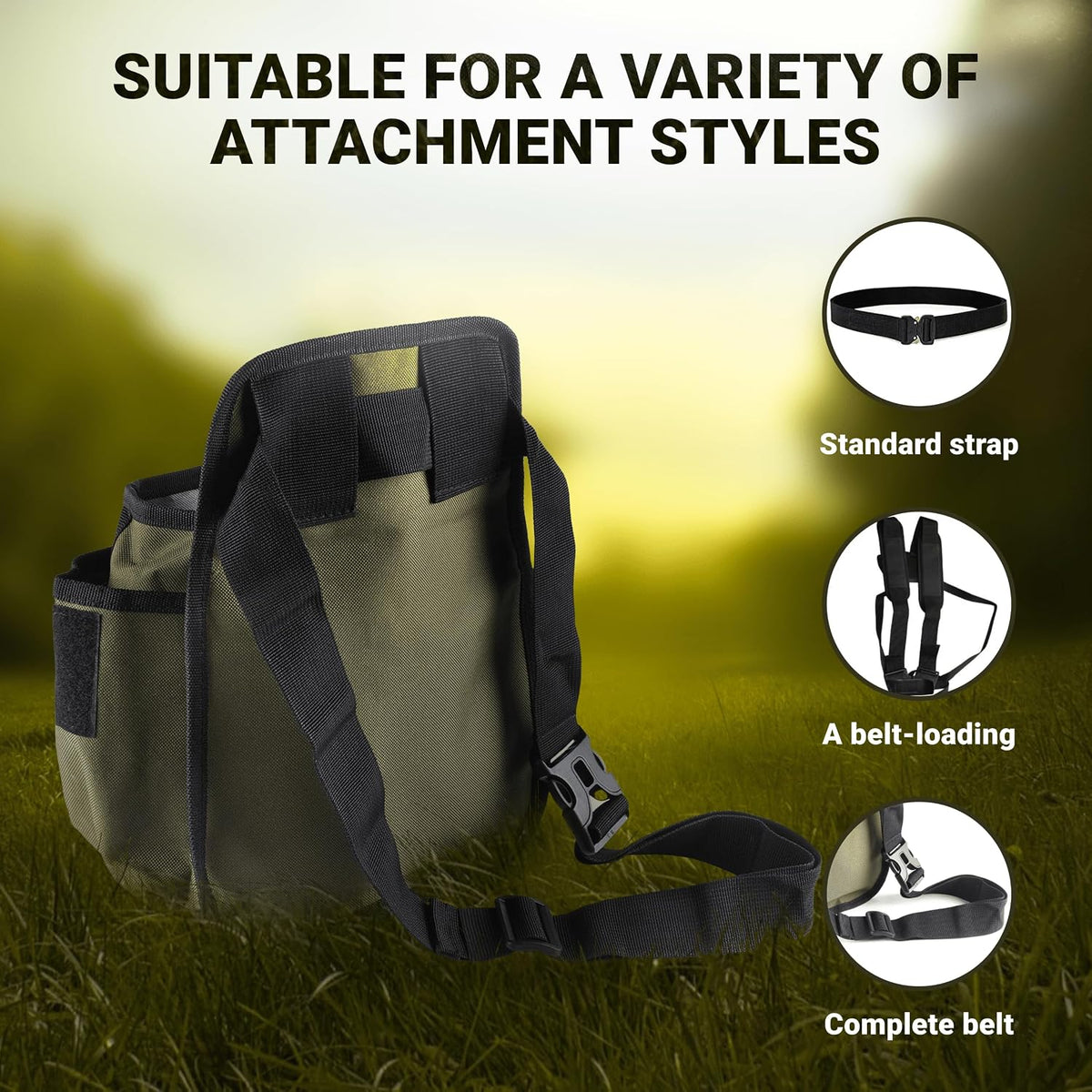 CKG Metal Detecting Finds Bag Waist Digger Pouch Tools