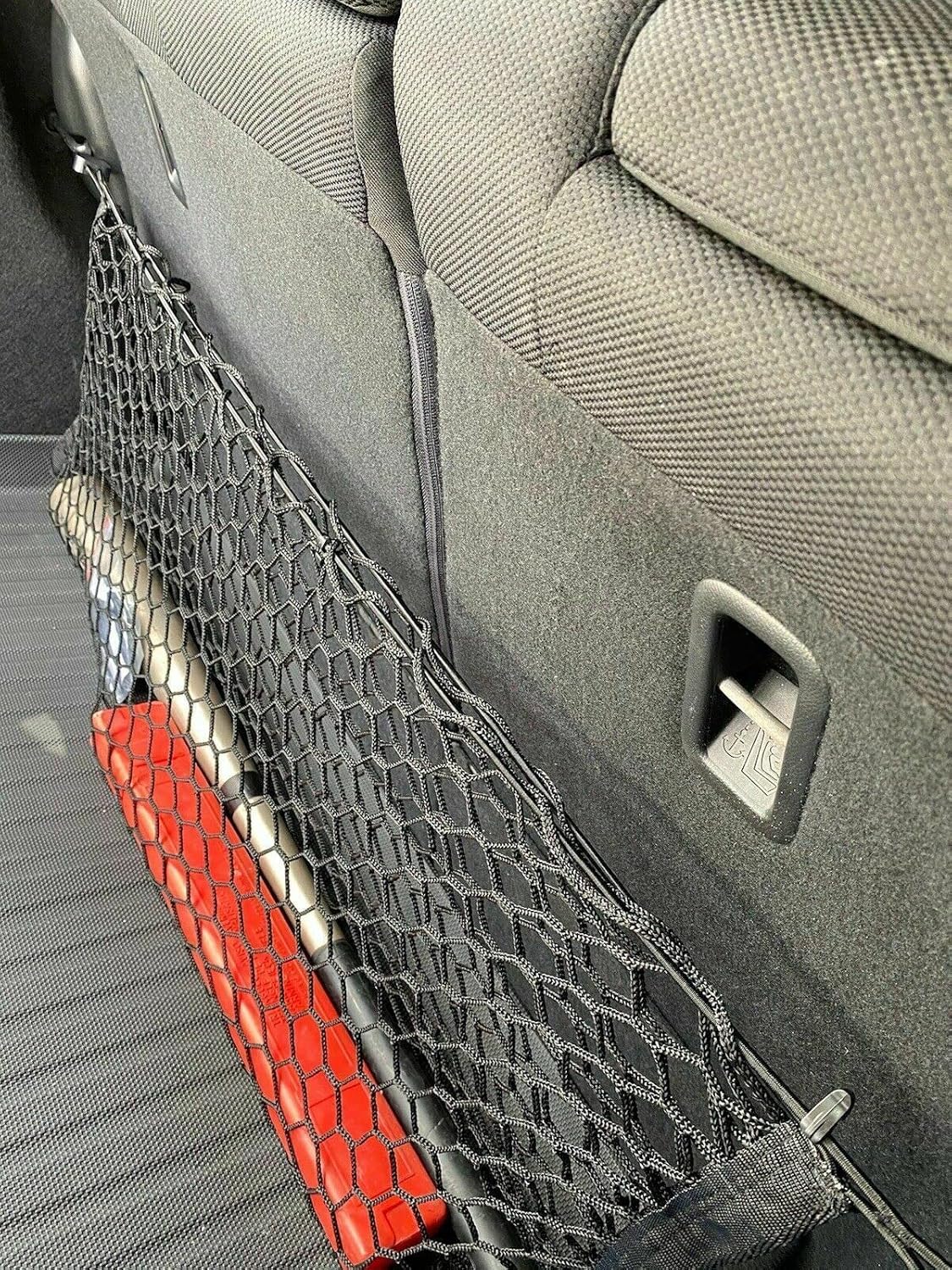 Trunk Rear Seats Organizer Cargo Net for Honda FIT 2006-2021 - Envelope Style Cargo Net for Hatchback - Premium Mesh Car Trunk Organizer Vehicle Carrier Storage–Compatible with FIT