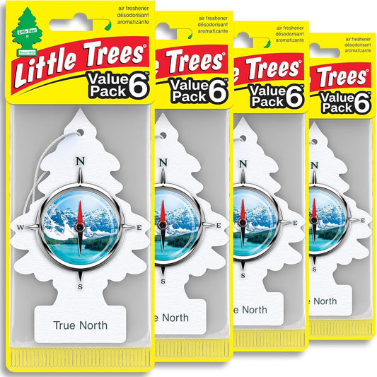 LITTLE TREES Car Air Freshener | Hanging Tree Provides Long Lasting Scent for Auto and Home | 24 Air Fresheners |True North