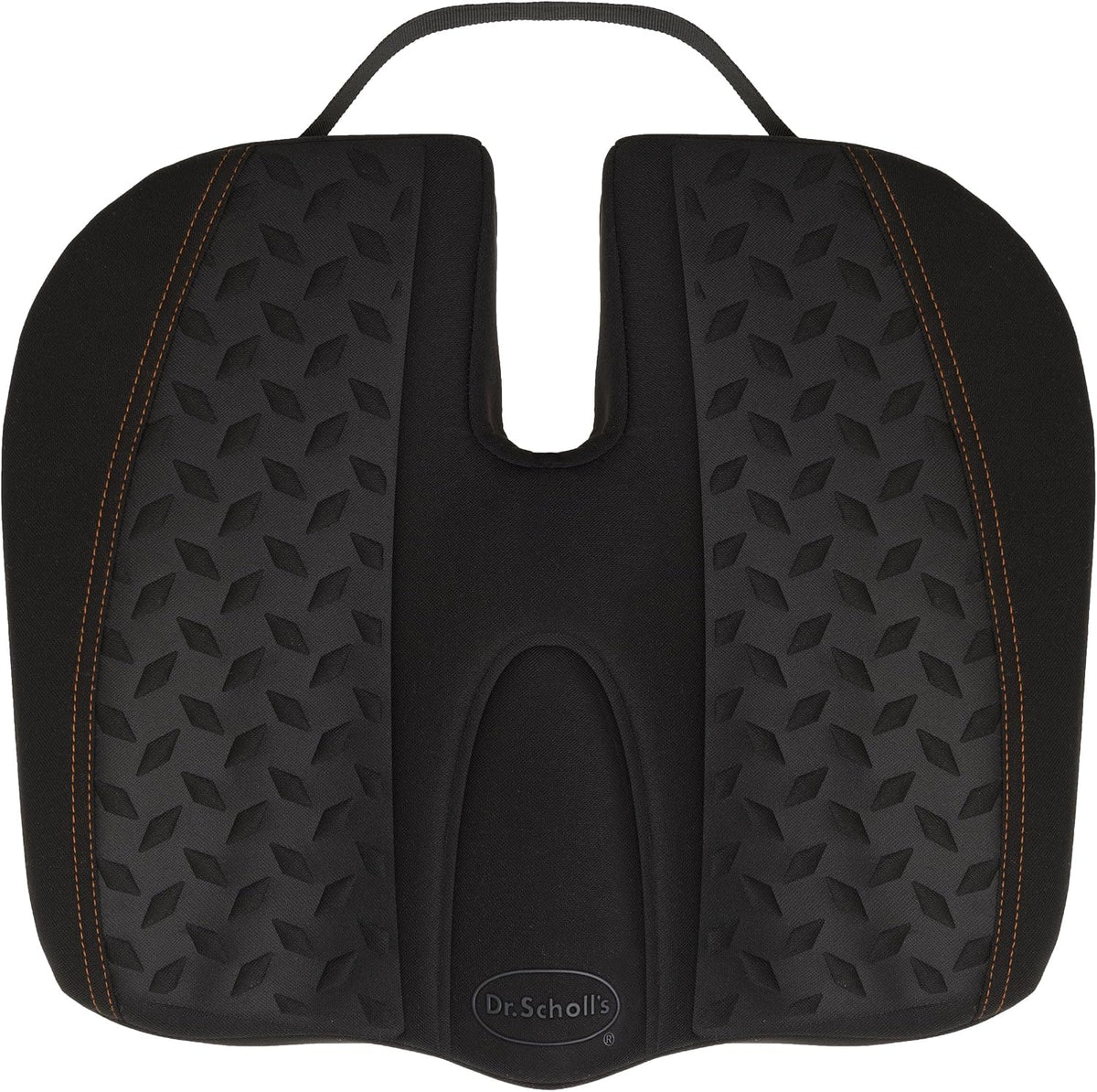 Dr. Scholl’s Max Support Copper-Infused Posterior Seat Cushion for Car, Truck, SUV — Black