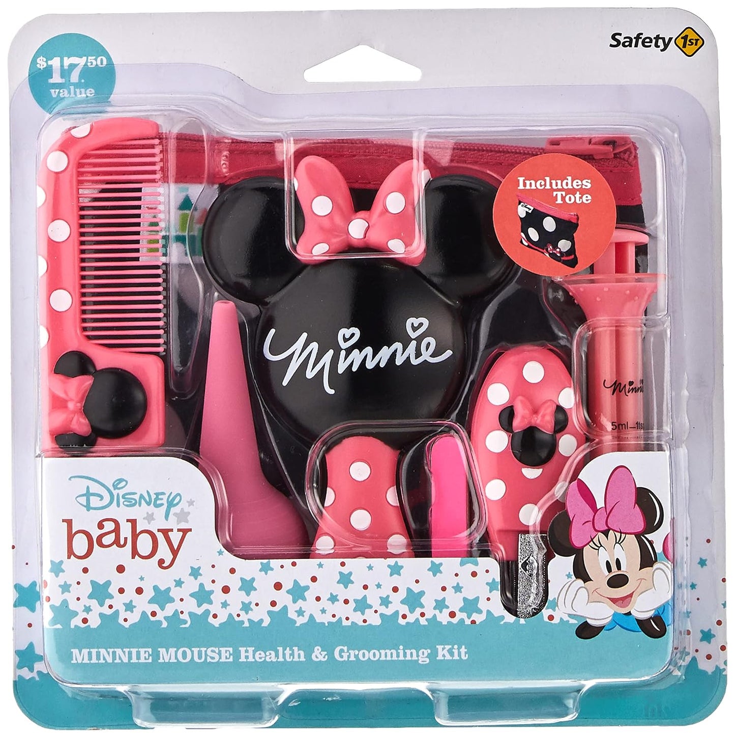 Disney Baby Minnie Mouse Grow and Go Modular Travel System, Simply Minnie & Baby Health & Grooming Kit, Minnie, One Size