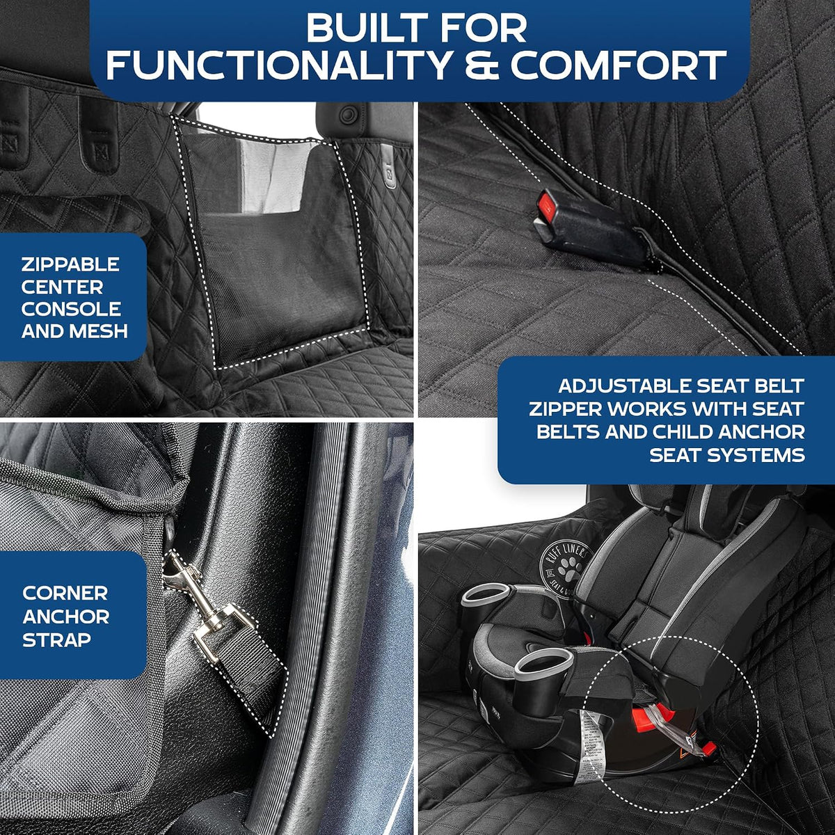 Ruff Liners XL Back Seat Extender for Dogs - As Seen on Shark Tank