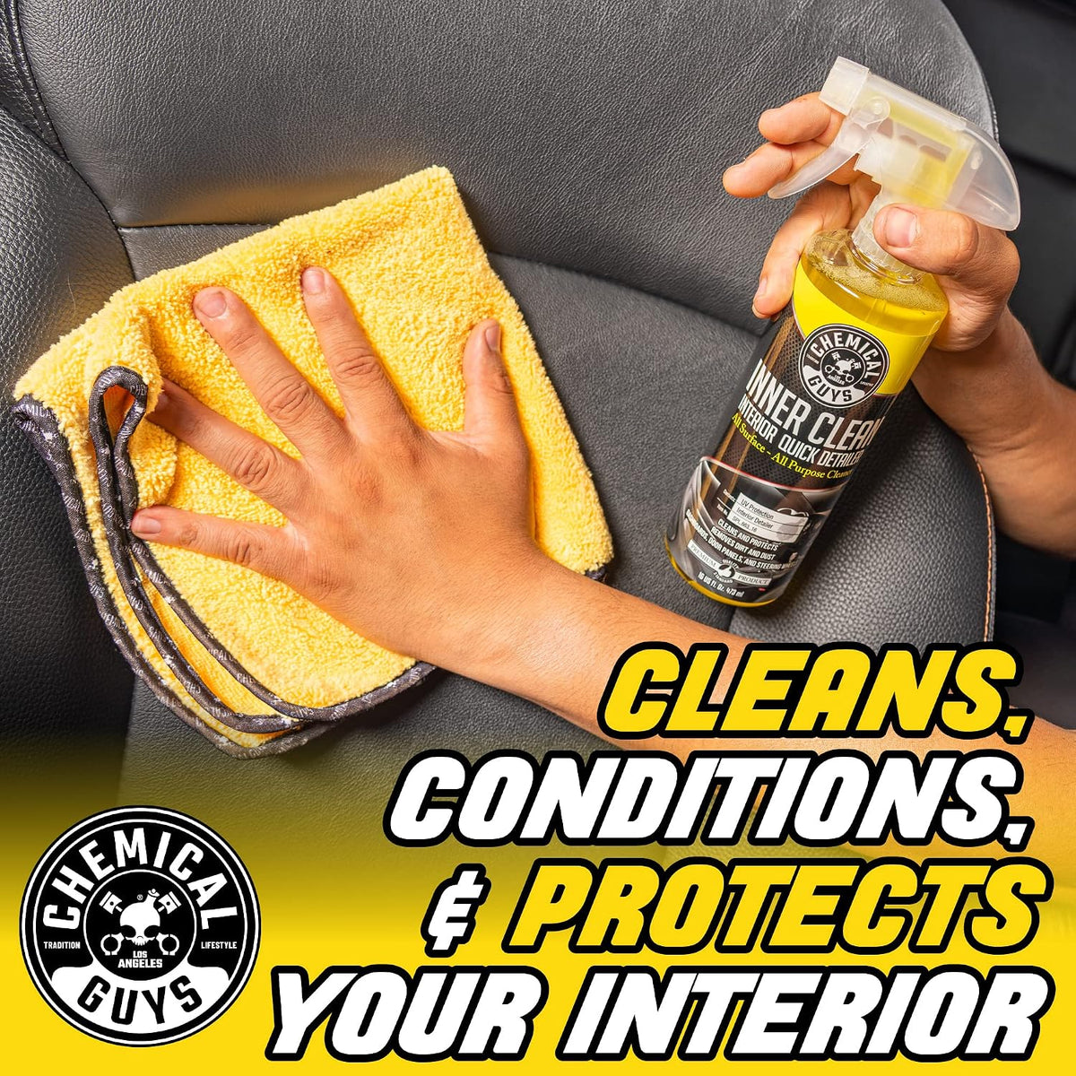 Chemical Guys, InnerClean Interior Quick Detailer & Protectant Spray, 16 oz