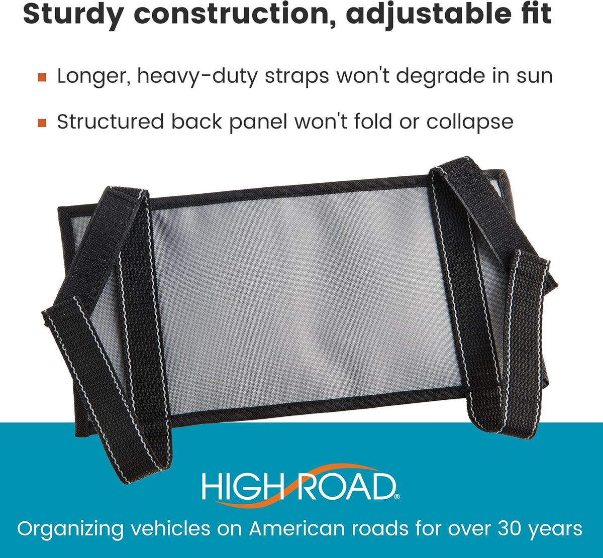High Road Car Visor Organizer and Sun Visor Document Holder with Pockets