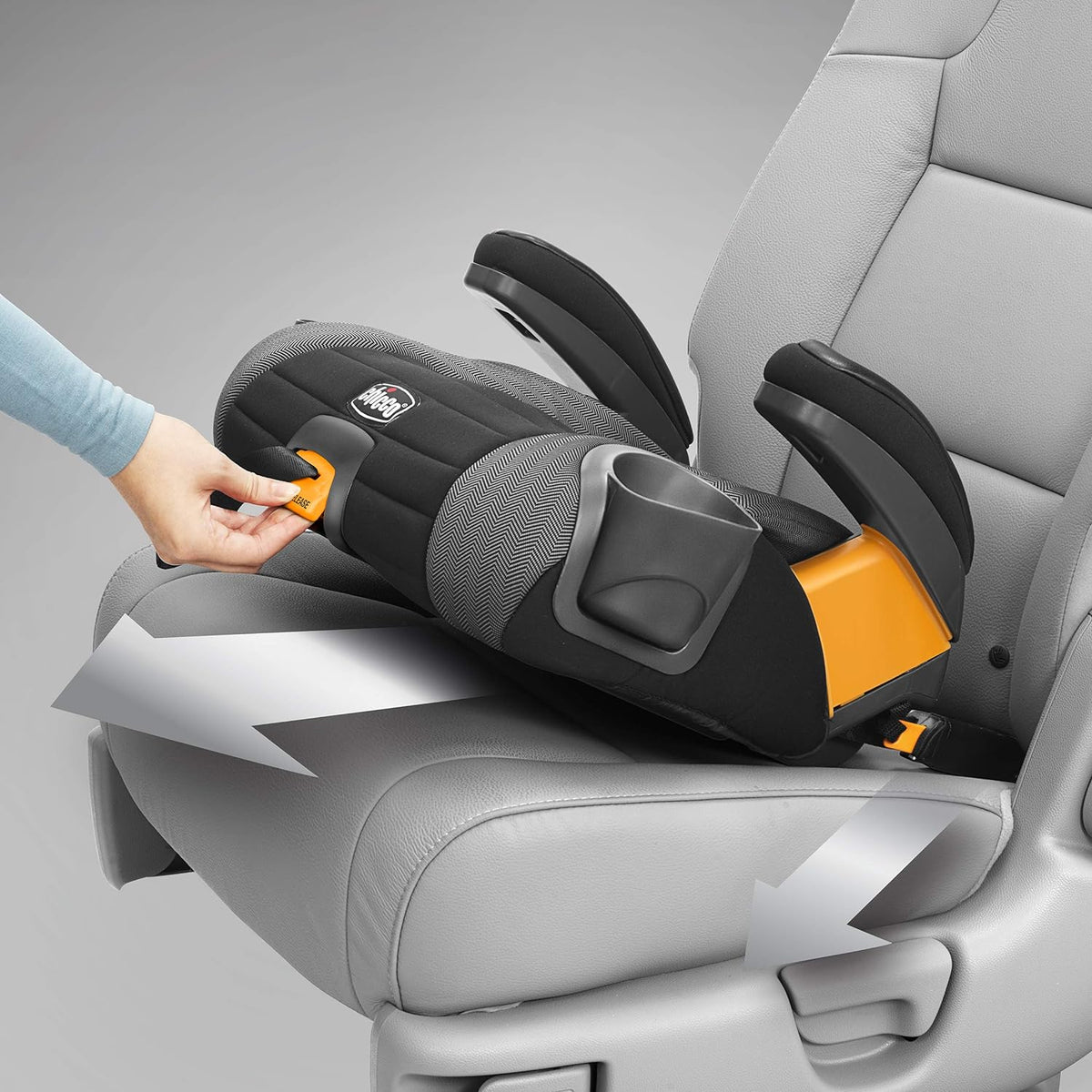 Chicco GoFit Plus Backless Booster Car Seat with Latch, 40-110 lbs