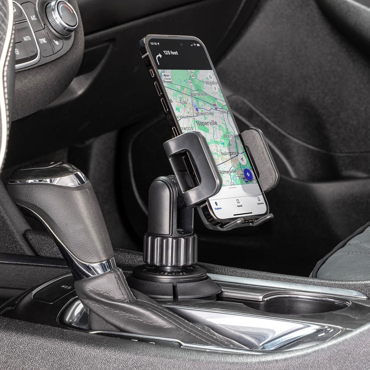 Tuff Tech Cradle Cup Mount Phone Holder, Fits Most Smartphones