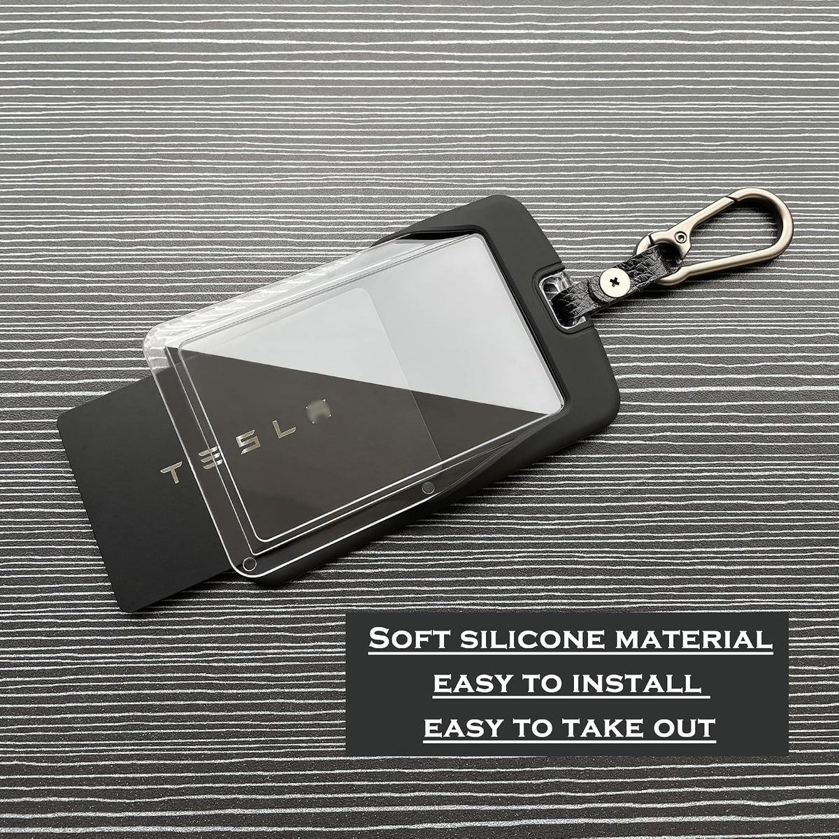 Key Card Holder Case for Tesla Model Y Model 3 Cybertruck and Rivian
