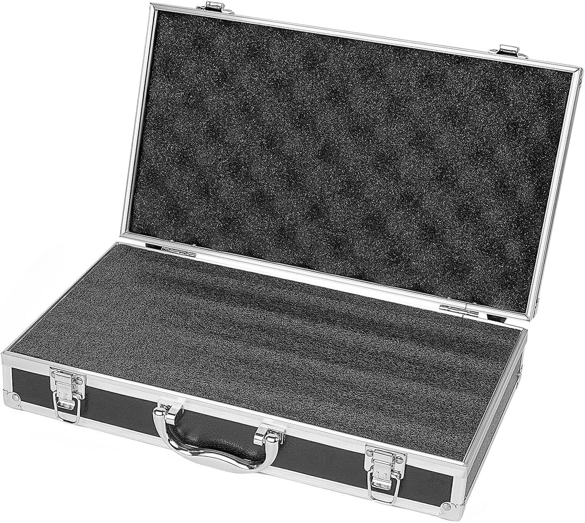 Musiin Pro Medium Size Audio Device Microphone Carrying Case, Customizable case with Pre-Diced Foam, Aluminum Alloy Sturdy Build, Ideal Compatible with Audio Device Wireless Mic System Storage cover