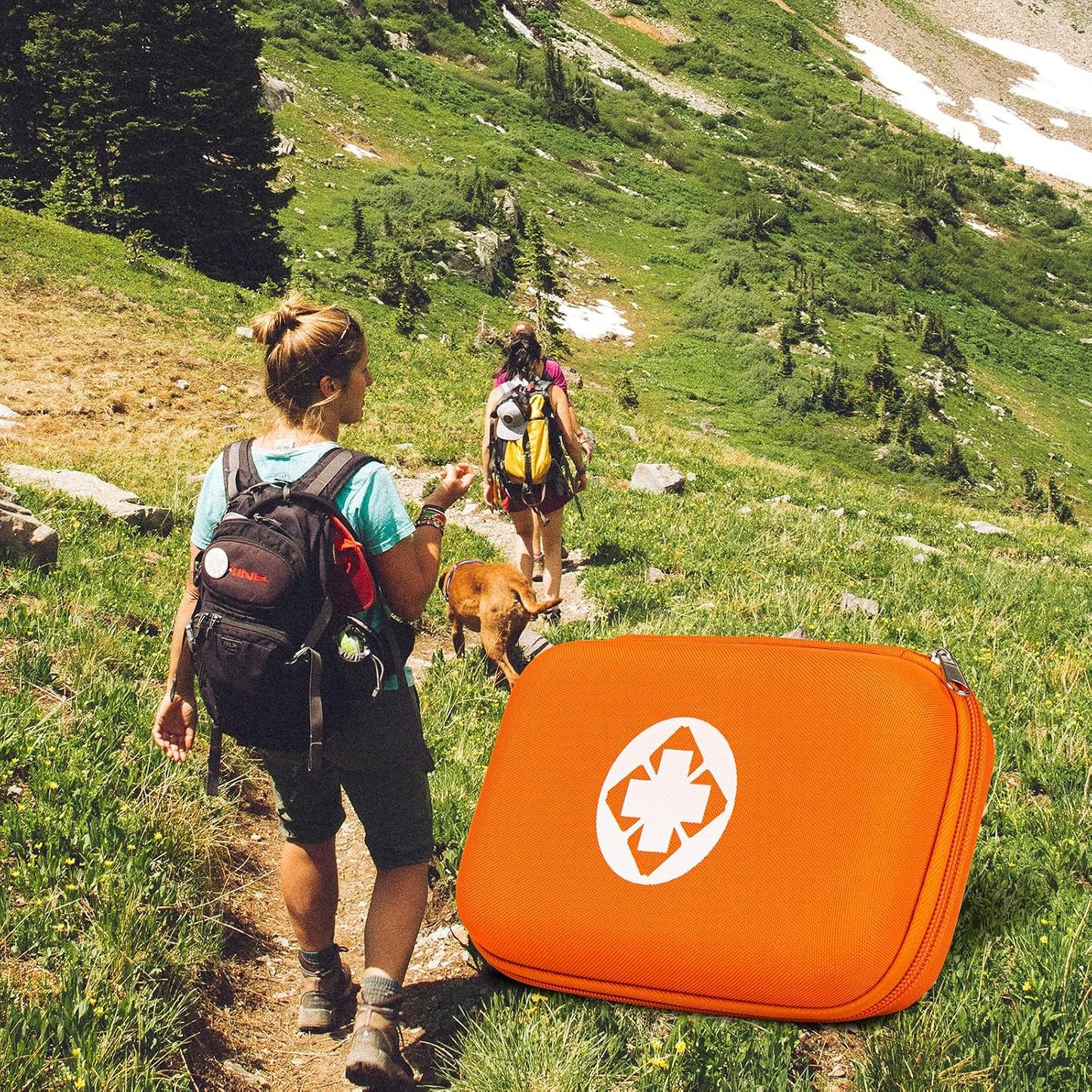 Small-Waterproof Car First-Aid Kit Emergency-Kit - Orange 277Piece Camping Equipment for Camping Hiking Home Travel YIDERBO