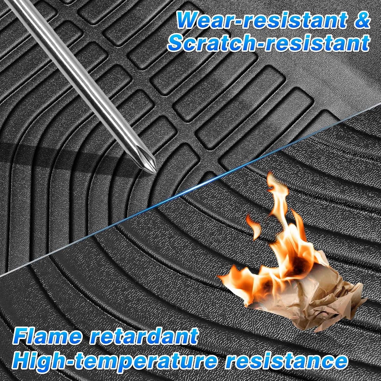 Sentra Floor Mats Fit for Nissan Sentra/Sylphy 2014-2019, All Weather Floor Mat for Sentra Accessories, Heavy Duty Waterproof