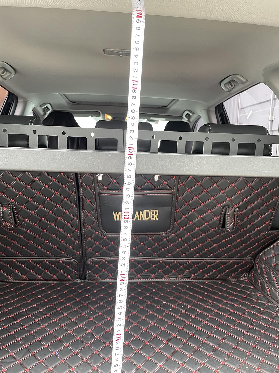 HIGH FLYING for Toyota RAV4 2019-2025 Car Accessories Modular Storage Molle Panel Cargo Shelf Organizer Luggage Carrier Rack Aluminum Alloy (with Split Cross Bar)