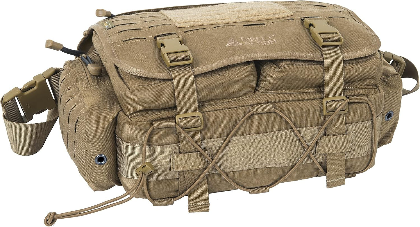 Direct Action Messenger Tactical Bag 10 Liter Capacity, ideal for laptop, ipad or tablet