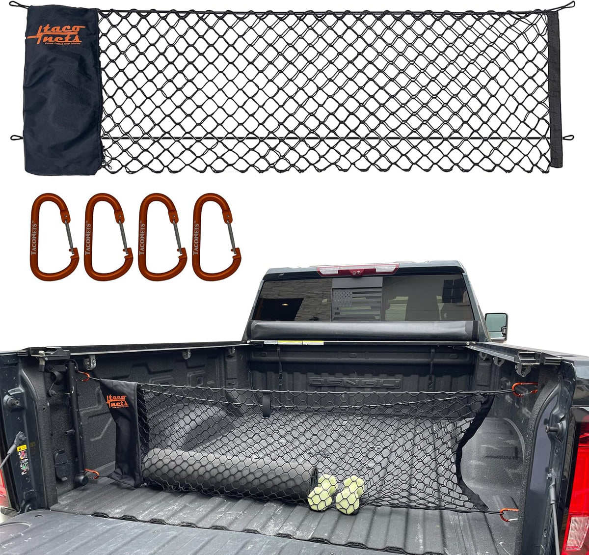 Envelope Cargo Net for GMC Sierra & Chevy Silverado - Fits 2013-Current