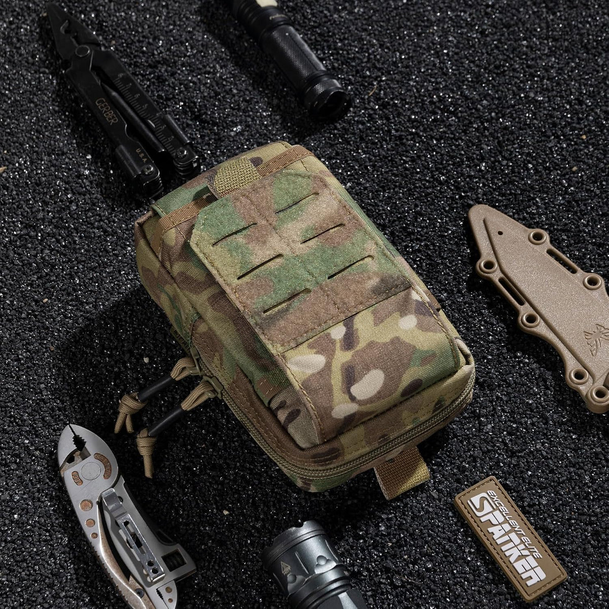 EXCELLENT ELITE SPANKER Tactical EDC Pouch Molle Utility Pouch Phone Pouch